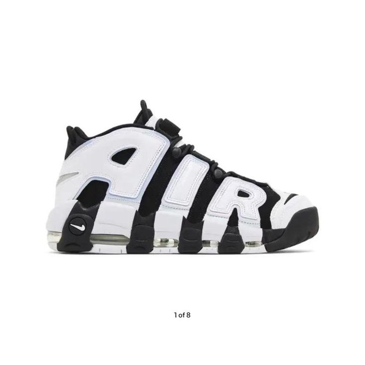 Nike Air More Uptempo'96 - Black/White | Big AIR