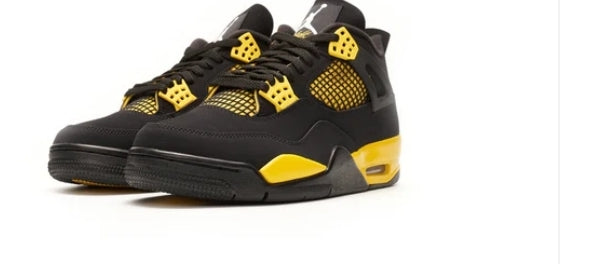 Air Jordan 4 Retro'Thunder' - Black / Tour Yellow